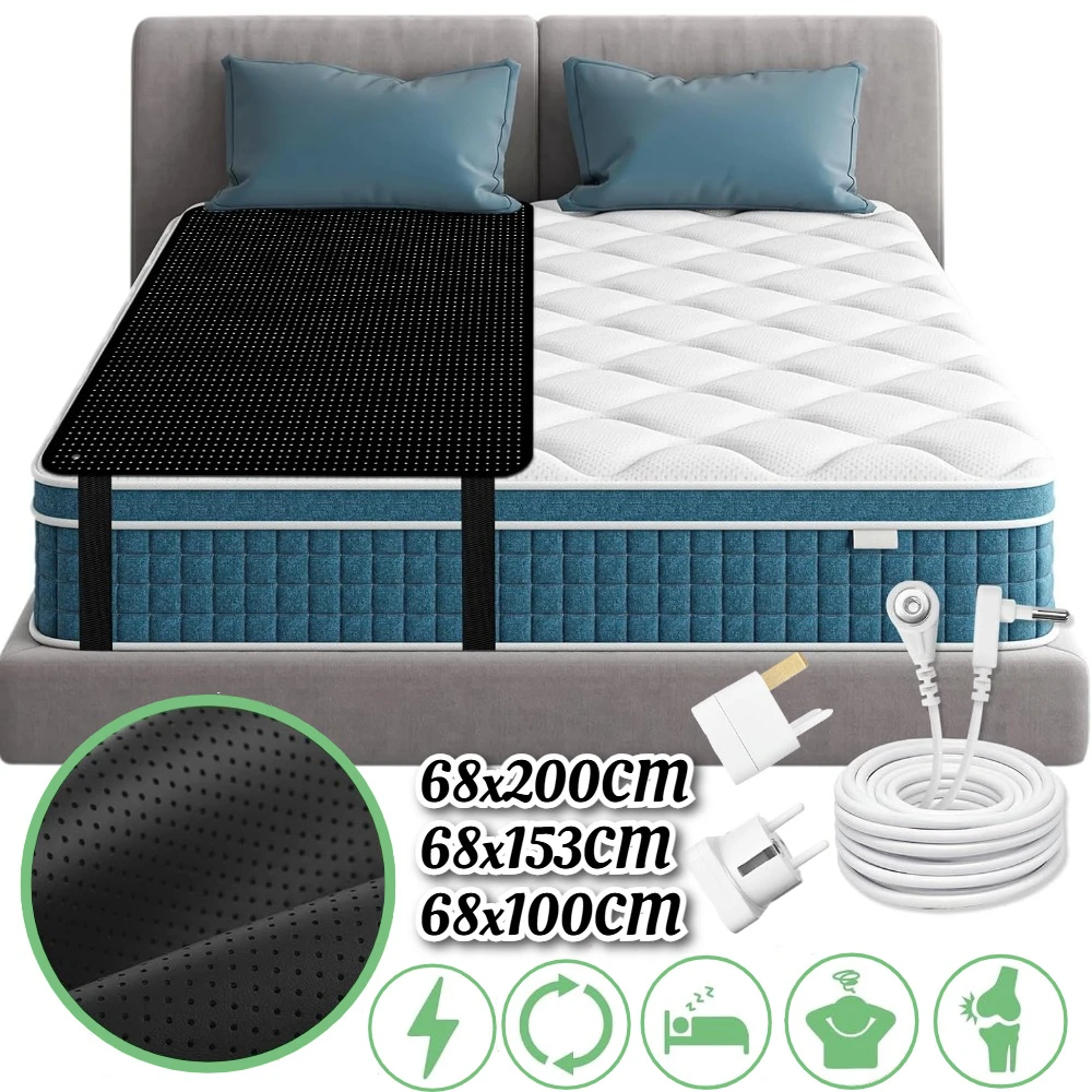 Alfombrilla grounding para cama con cable – Relajación y sueño profundo - imagen 4