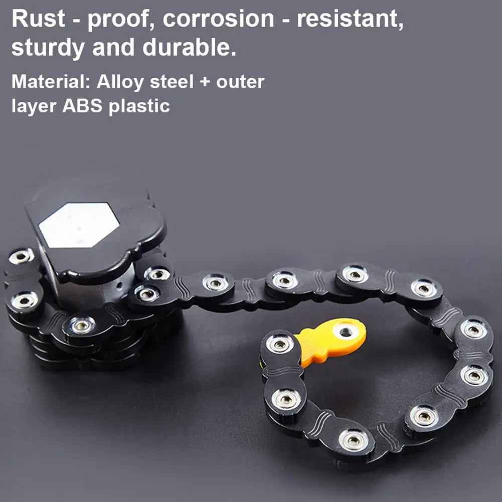 Candado de bicicleta con 2 llaves resistente al agua MTB Road bicicleta de montaña candado de seguridad antirrobo bicicleta motocicleta Scooter suministros