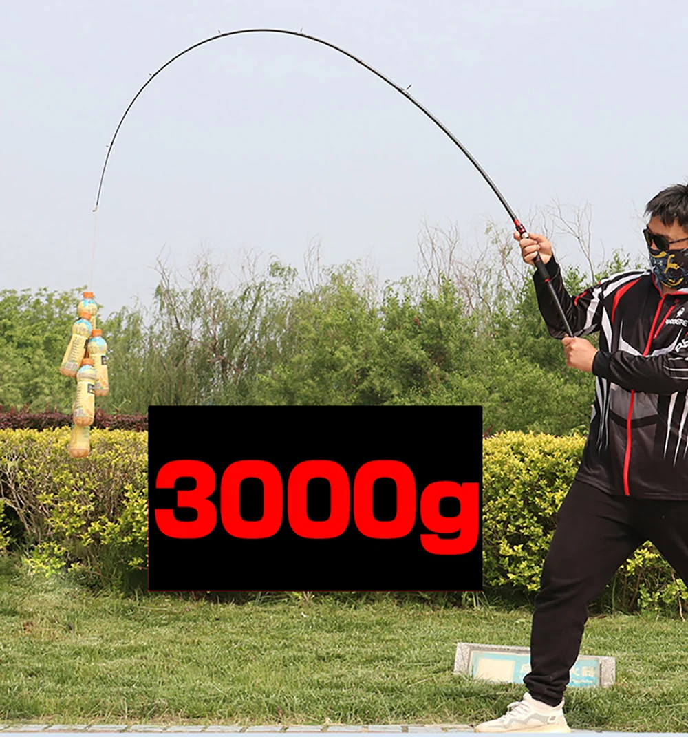 Caña de pescar dura y rápida, 1,65 m, 1,8 m, peso del señuelo, 5-25g, aparejos de pesca Jigging, potencia de acción ML, caña de fundición larga superior de 2,6mm - imagen 5