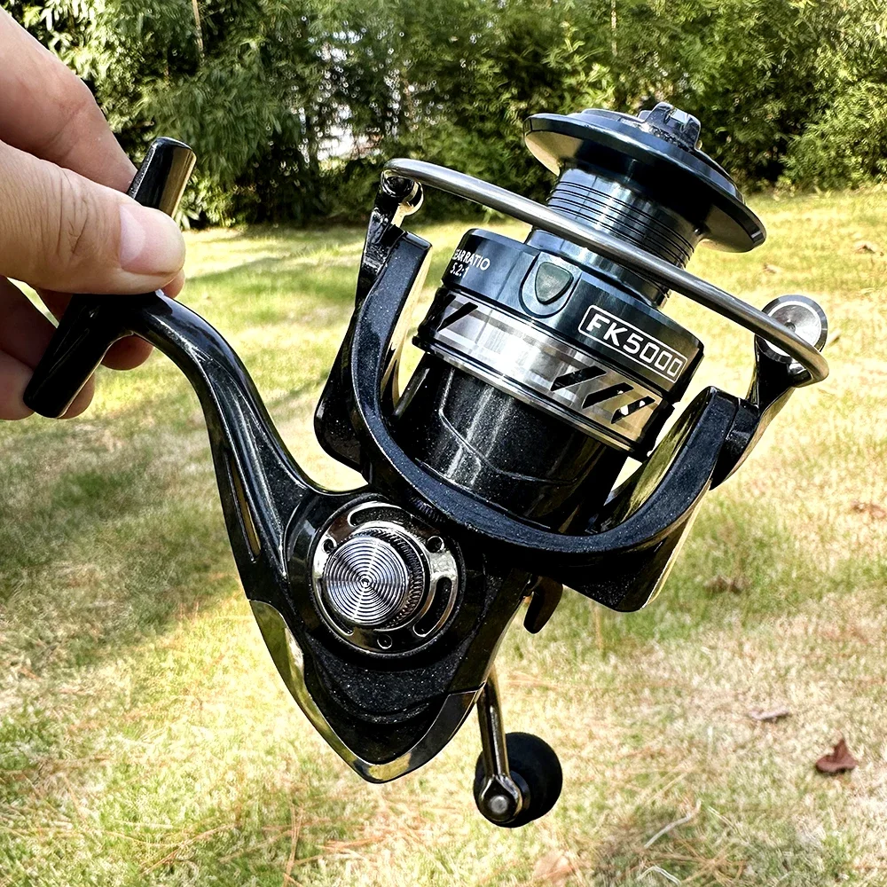 Carrete de Metal de alta calidad, carrete de Pesca ultraligero para Baitcasting, arrastre máximo de 8KG, rueda de Jigging de agua salada, intercambio de mano izquierda/derecha - imagen 2