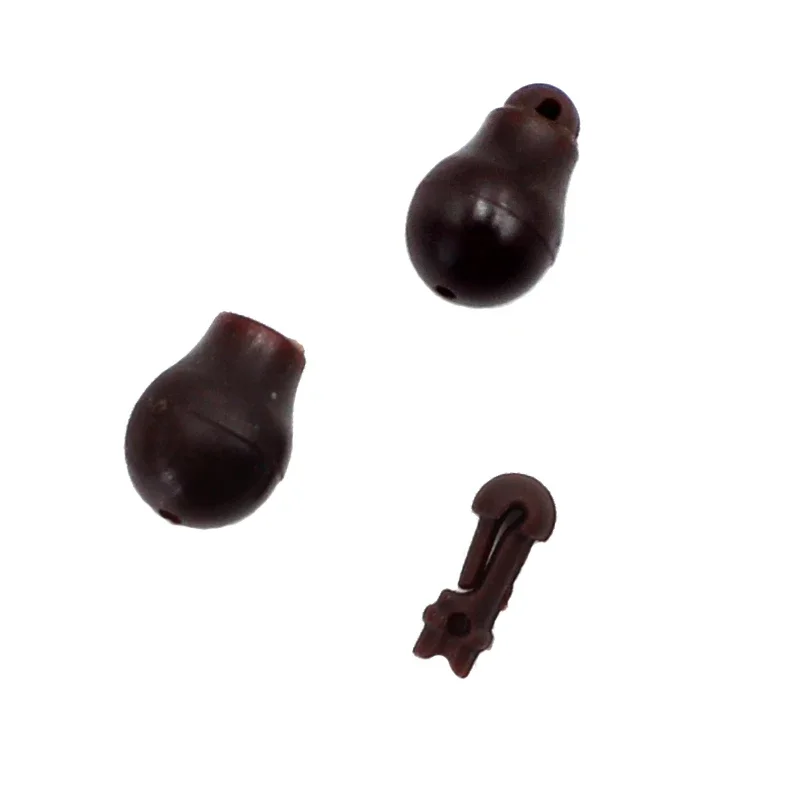 20 piezas cuentas de cambio rápido, pequeñas cuentas de choque suaves, configuración de bomba de libro mayor, cambio de longitud de gancho, cuentas de liberación para accesorio de pesca de carpa - imagen 2