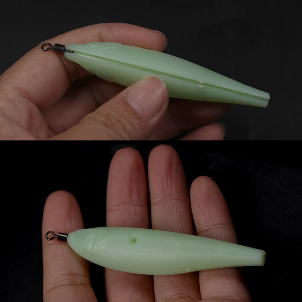 Elllv-señuelo de calamar para fabricación de camarones, cebo luminoso de madera, Material en bruto, bricolaje, 2,5 #, 20 piezas - imagen 4