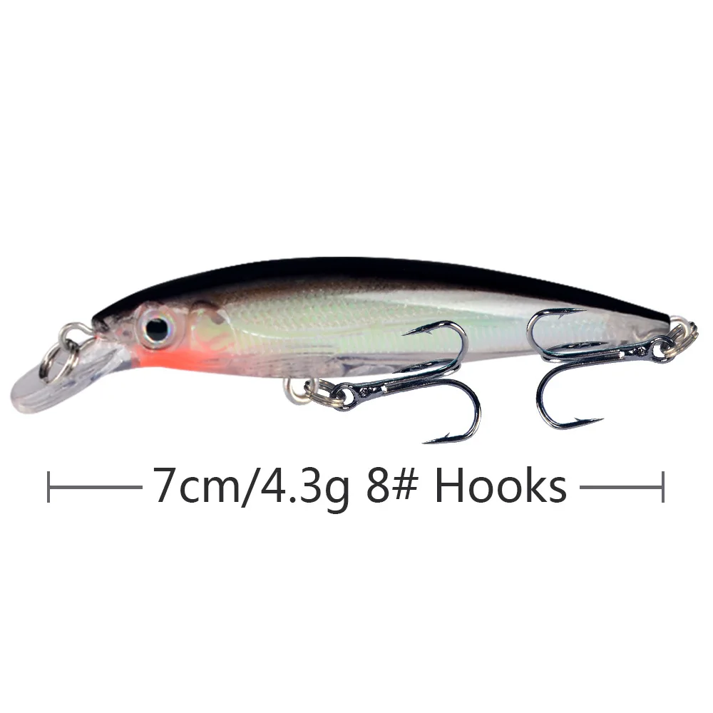Minnow señuelo duro para perca trucha lubina