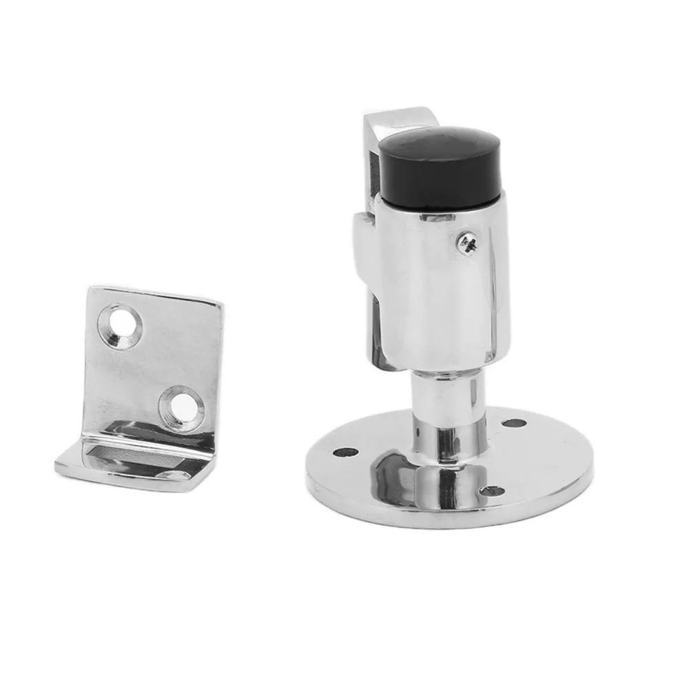 Accesorios de hardware Tope de puerta de acero inoxidable 316 Tope de puerta plateado Soporte de captura de puerta Uso marino