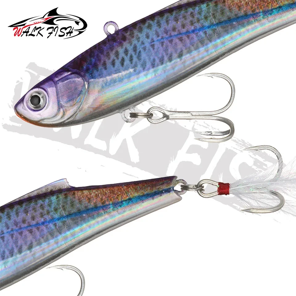 WALK FISH-señuelo de pesca VIB, cebo duro Artificial de calidad, simulación de señuelos, gancho, lápiz, cebo de agua dulce, equipo de pesca, 9cm, 20g - imagen 2