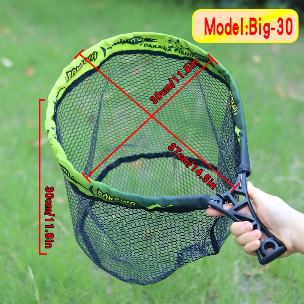 Red de pesca plegable BAKAWA – Mango corto portátil gran capacidad - imagen 3