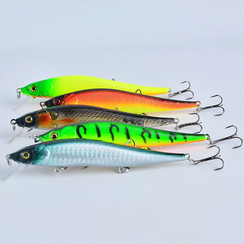 Crankbait Minnow para lubina y lucio – Wobbler ABS duro - imagen 2