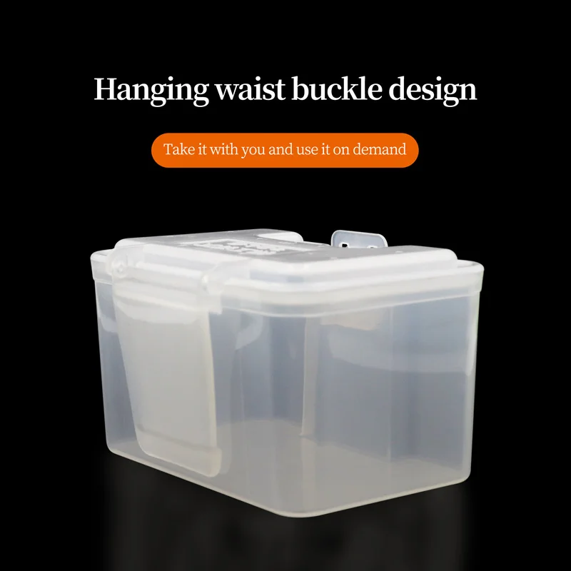 ZYZ-caja de almacenamiento de cebo vivo, señuelo de pesca transparente, versos de tierra, Estuches de almacenamiento de gusanos rojos, caja Livebait portátil, accesorios de pesca - imagen 5