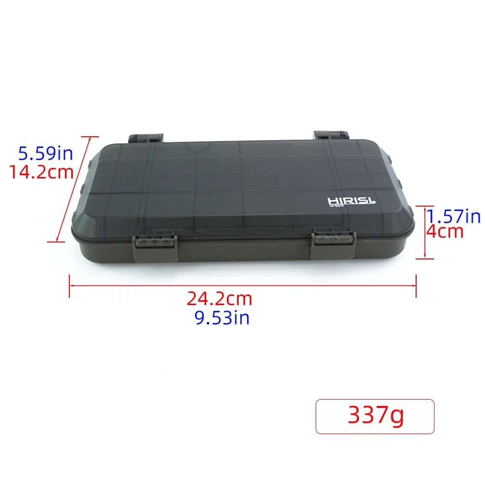 Caja de aparejos de pesca de carpa, caja de aparejo portátil, compartimentos, herramienta de pesca W504 - imagen 3