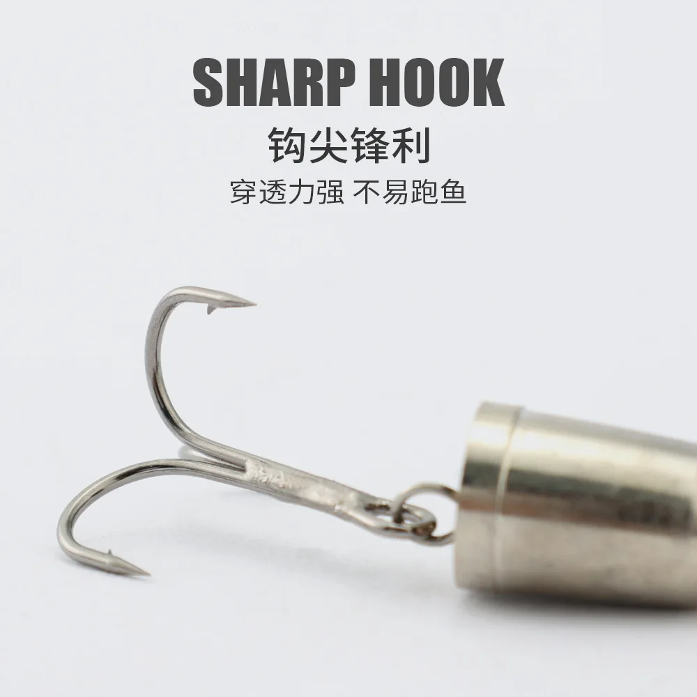 Señuelos de Pesca con lentejuelas, anzuelos giratorios Wobbler de 3g/4g/7g/10g/12,5g/17g, accesorios de aparejos de pesca - imagen 5