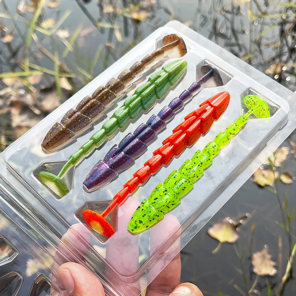 Spinpoler Breaker 7cm 9cm 11,5 cm cebo suave señuelo de pesca paleta T cola palo gusano salado sábalo Swimbait Wobbler lubina trucha - imagen 5