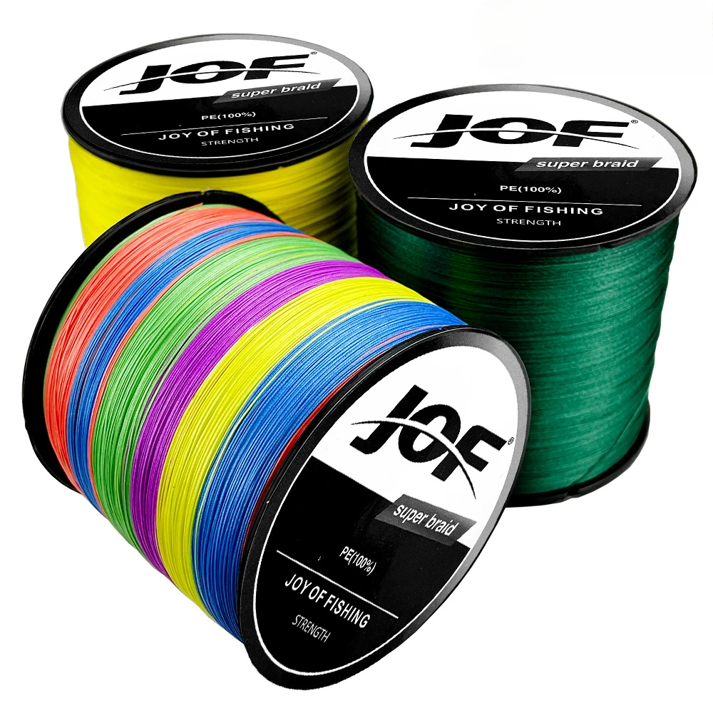 JOF-sedal de pesca trenzado multifilamento, 12 hebras, 1000M, 500M, 300M, línea de PE súper fuerte, accesorios de pesca de carpa, 12 cables trenzados - imagen 3