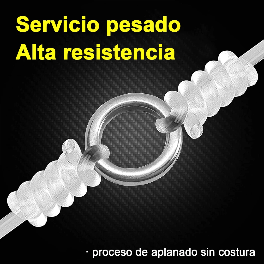 FishTrip-anillos de pesca de acero inoxidable, Conector de señuelo sin costuras de alta resistencia, aparejos de Terminal de alta resistencia, paquete de 20 ~ 100 - imagen 4