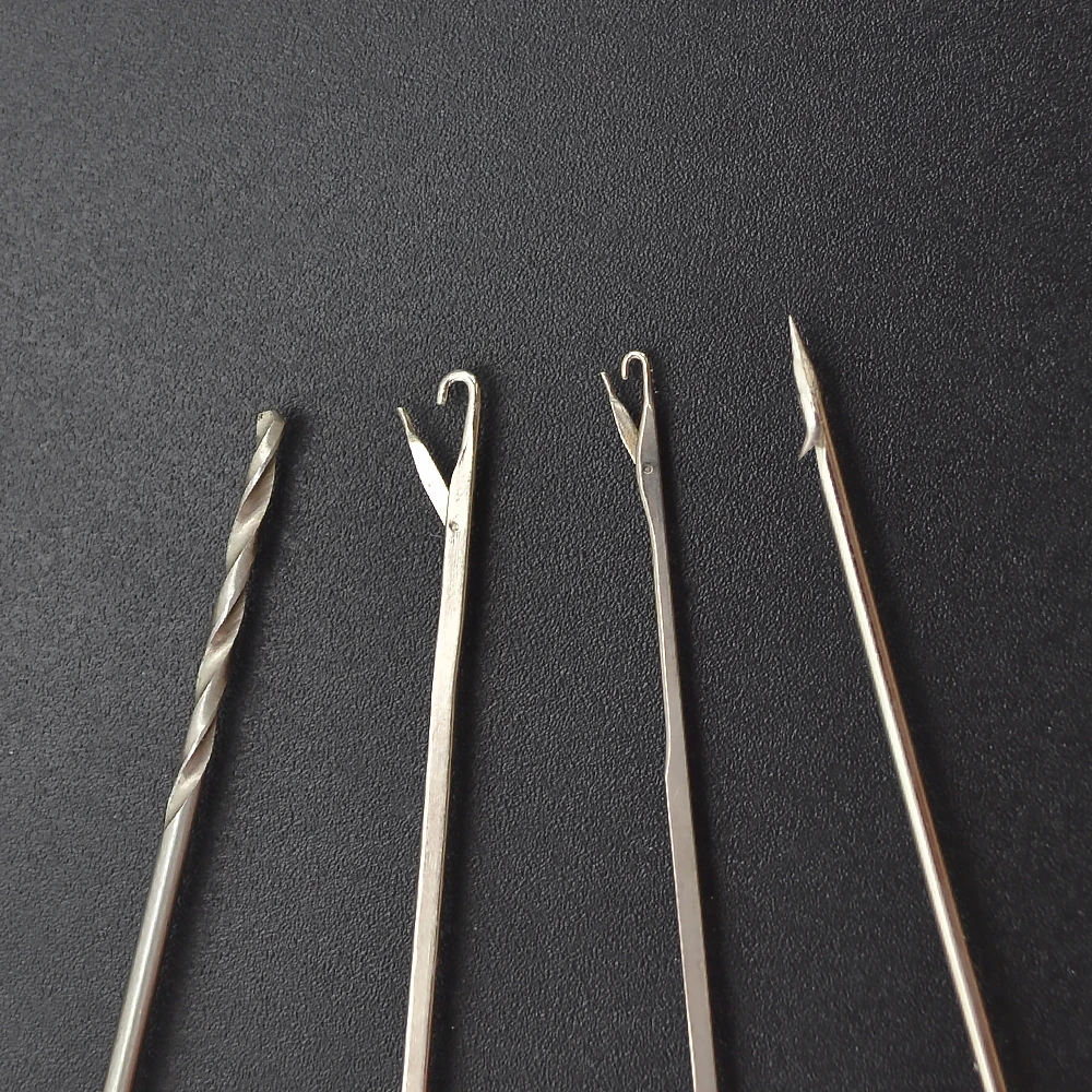 Hirisi 4 Uds juego de herramientas de aguja de cebo con estuche para pesca de carpa, enhebrador de cebo de aparejo de anzuelo y pelo, accesorios de cebo de pesca BT05 - imagen 4