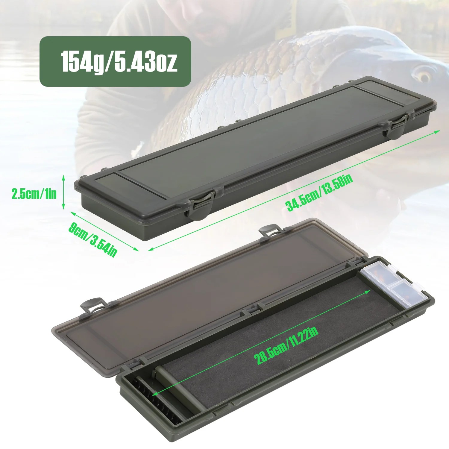 Caja de Pesca Sougayilang – Almacenamiento para anzuelos y señuelos - imagen 3