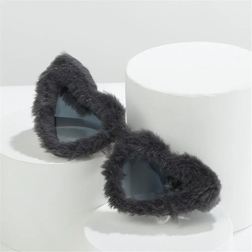 Gafas de sol polarizadas UV400 para mujer – Diseño corazón felpa - imagen 2