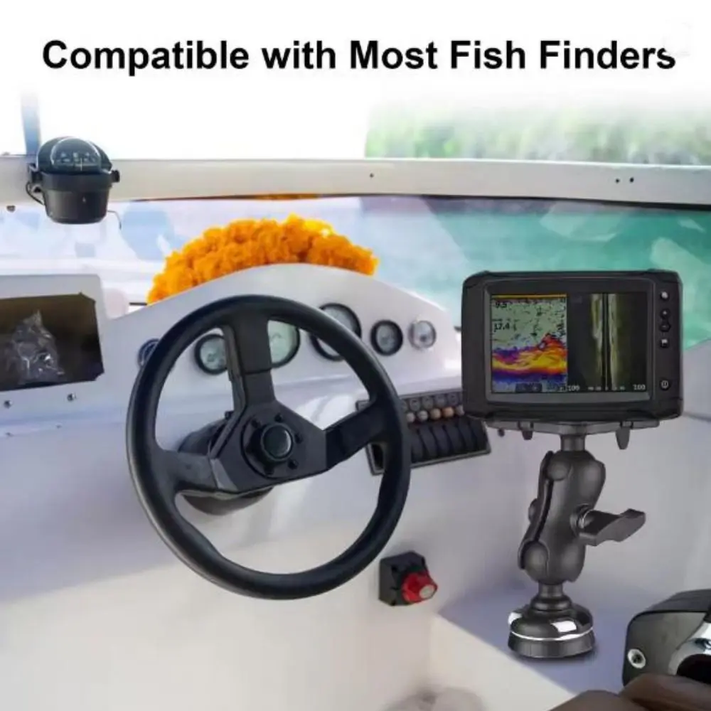 Soporte Universal para Kayak negro de alta calidad, nailon, 3 estilos, soporte para buscador de peces, soporte para Kayak, accesorios de placa de montaje - imagen 3