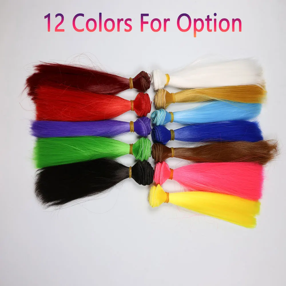 Bimoo-Material de atado de moscas de fibra sintética de 5,91 pulgadas de largo, para cebo, Lucio, serpentina, pesca en el mar, aparejos Sabiki, señuelos de plantilla con cola de caballo - imagen 5