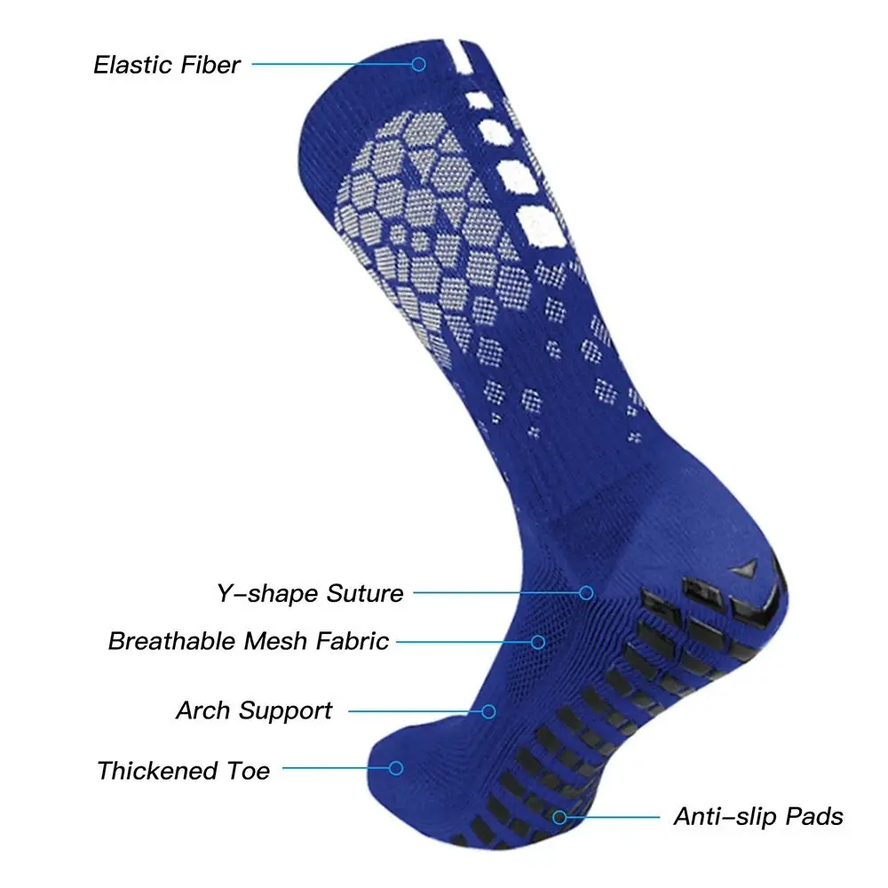 Calcetines antideslizantes malla panal – Agarre silicona para fútbol