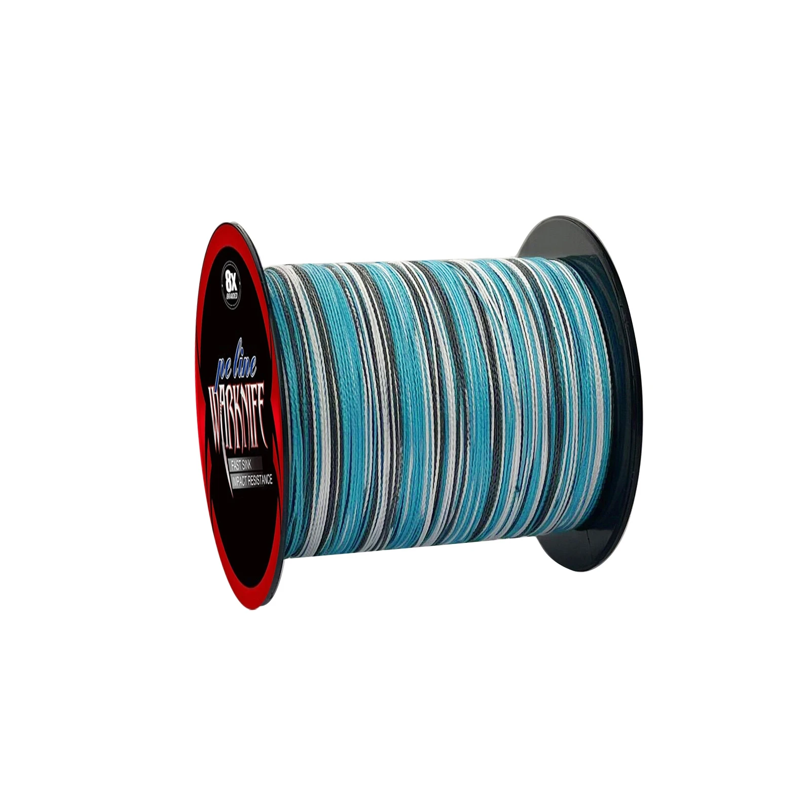 Warknife-sedal de pesca trenzado de 8 hebras para agua salada, línea de pesca de carpa de 6-300lb, color azul camuflaje, 100M, 300M, 500M, 1000M, 1500M, 2000M - imagen 4
