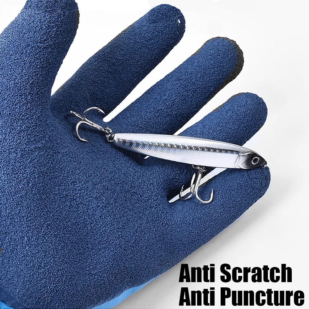 Seaknight-guantes de pesca impermeables de doble cara, manoplas de felpa totalmente impermeables para invierno y exteriores, novedad de 2024 - imagen 5