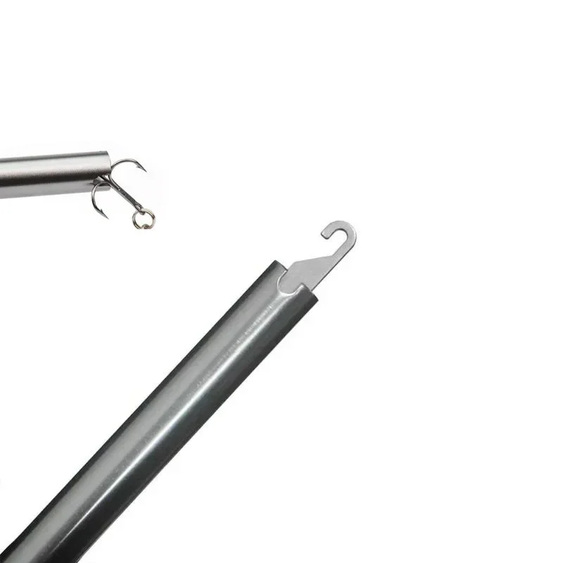 Extractor de anzuelos de pesca portátil de aluminio de 17,3 cm/6,8 pulgadas, equipo de herramientas de pesca disponible - imagen 5