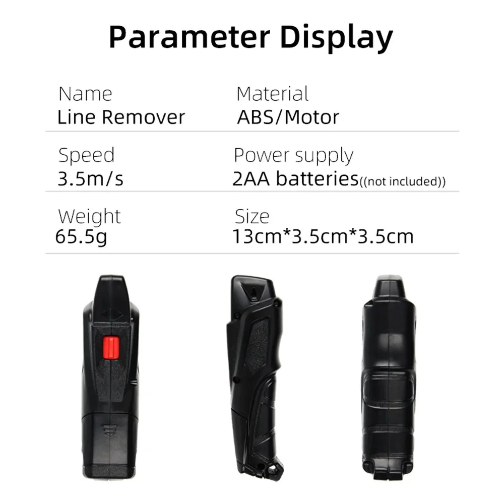 Línea peladora de pesca 3,5 m/s, eliminador de sedal eléctrico fuerte, potente máquina de acabado, accesorios para equipos de pesca - imagen 3