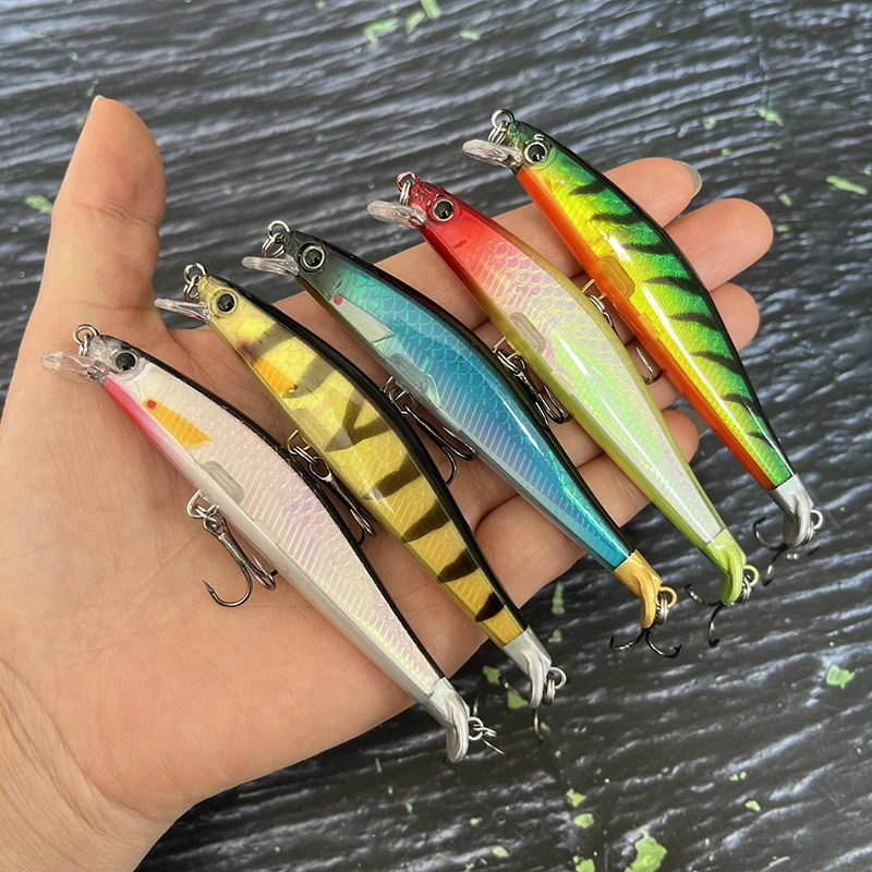 Señuelo de pesca de pececillo flotante, cebo duro Artificial, Wobblers para Lucio, Swimbait de plástico, aparejos profesionales, 90mm, 7,7g - imagen 3