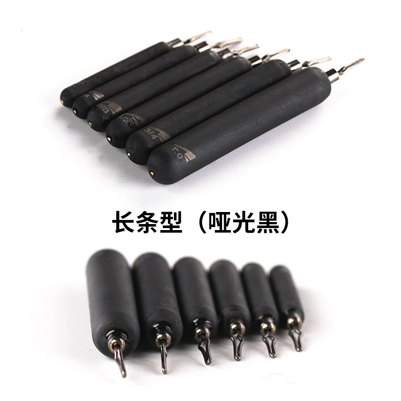 ARK importado de Estados Unidos, pesca de tira larga negra con forma de gota de agua, gota de acero de gravedad específica alta, Dropshot - imagen 2