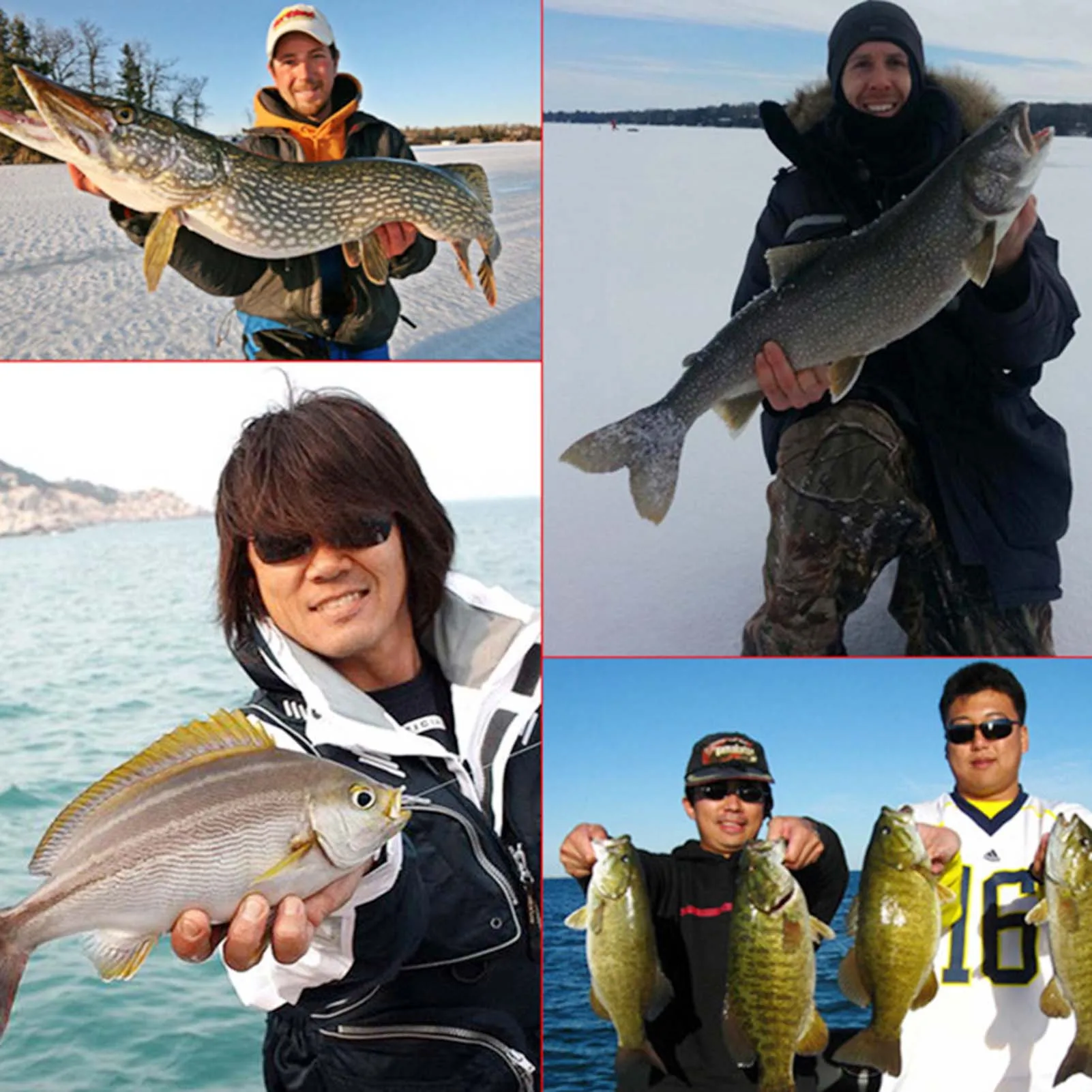 Cebo de pesca duro de 3 piezas, Señuelos de Pesca simulados artificiales portátiles para pesca en el mar, plástico duradero para exteriores, cebo de pesca multiarticulación - imagen 4