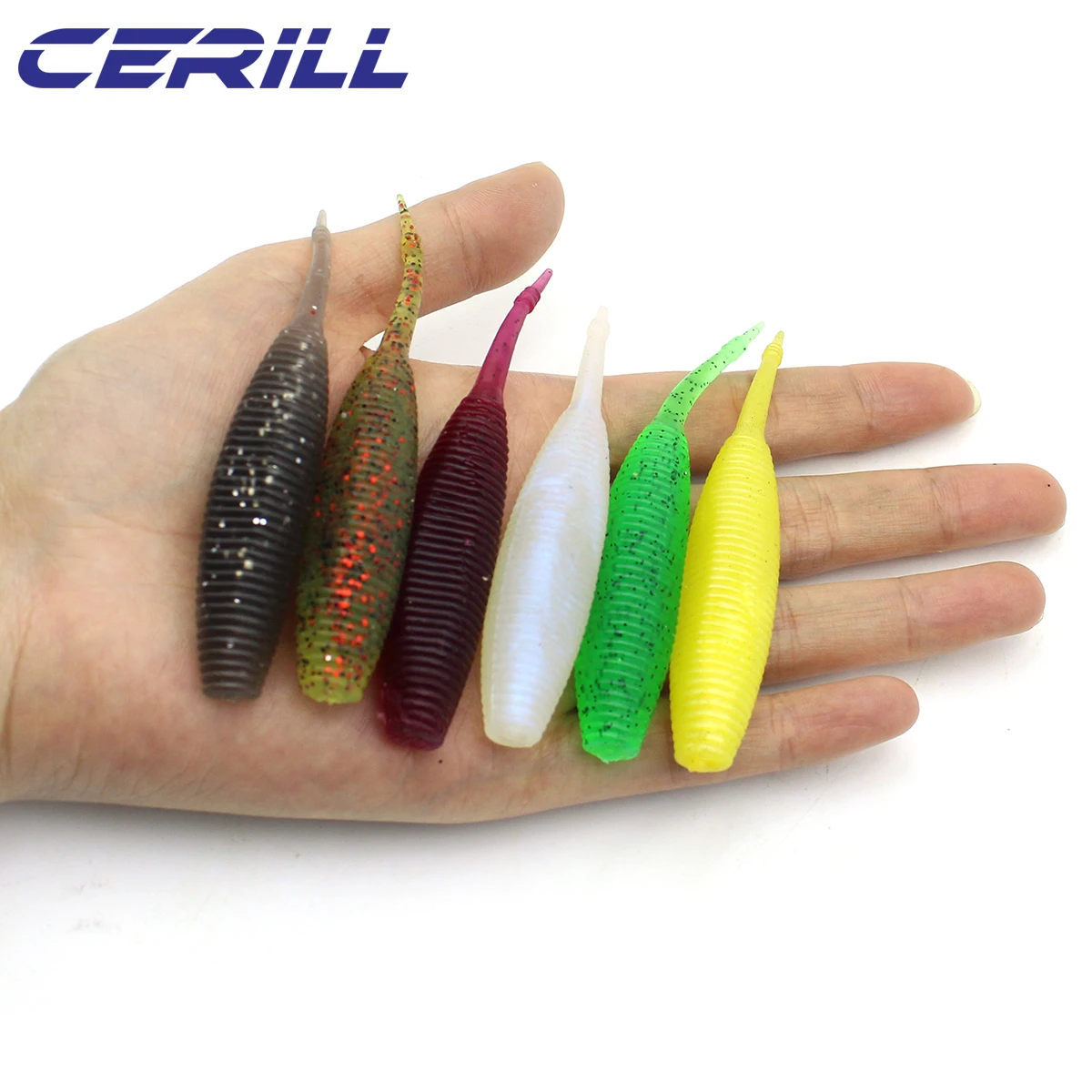 Señuelo de pesca suave flotante, cebo de pesca Jigging Wobblers de silicona Artificial, carpa, lubina, Swimbait, 90mm, 5g, lote de 10 unidades