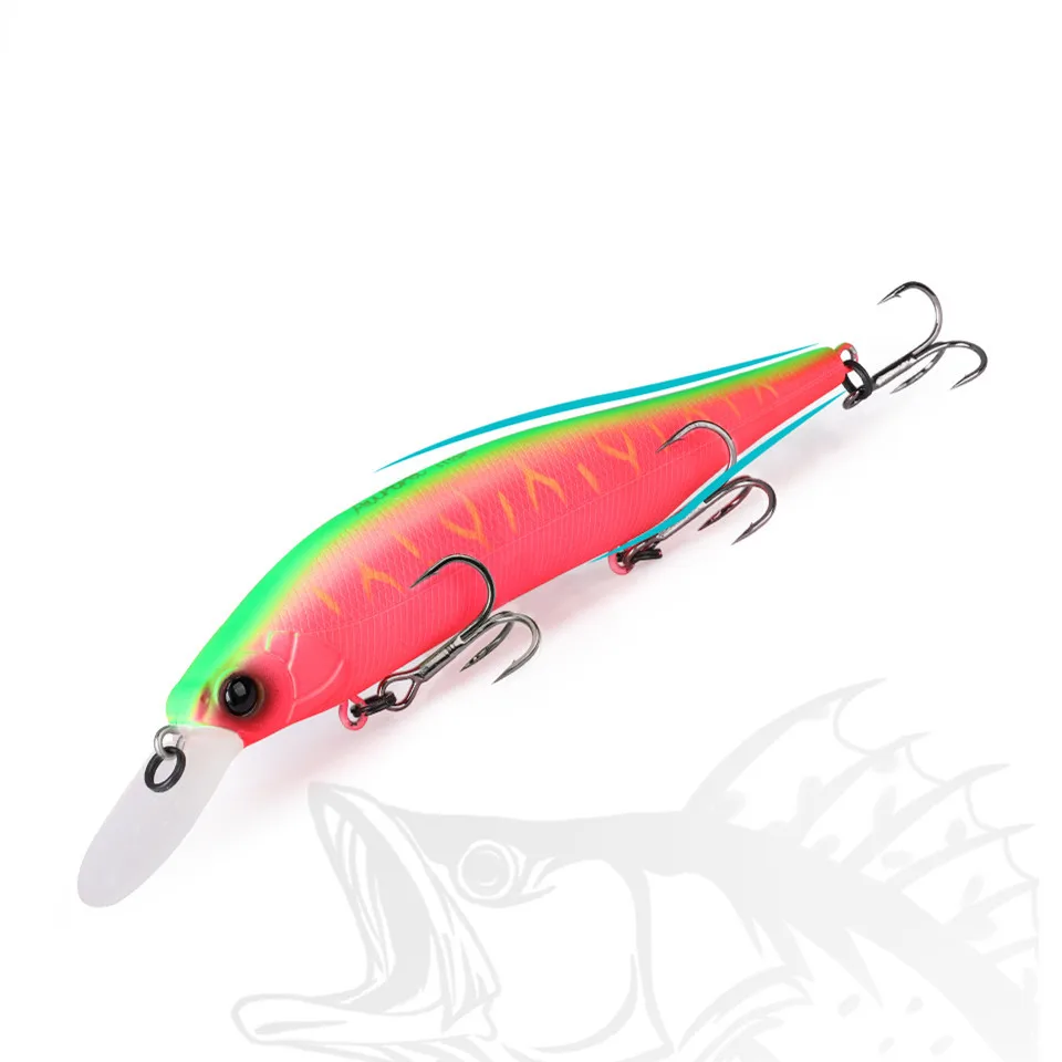 TSURINOYA-señuelo de pesca duro, cebo de 115mm, 17,2g, 115SP, sistema de peso de tungsteno, para Lucio AURORA, Jerkbait - imagen 2