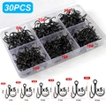 No.8 18 Black 30PCS