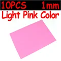 10PCS 1mm Light Pink