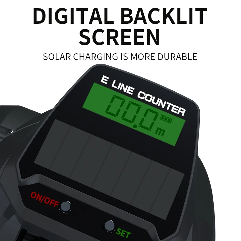 Series BILLINGS AH, relación de transmisión 6,3: 1, carga Solar, pantalla Digital, arrastre máximo de 18lb, carrete de Metal, para agua dulce y salada - imagen 4