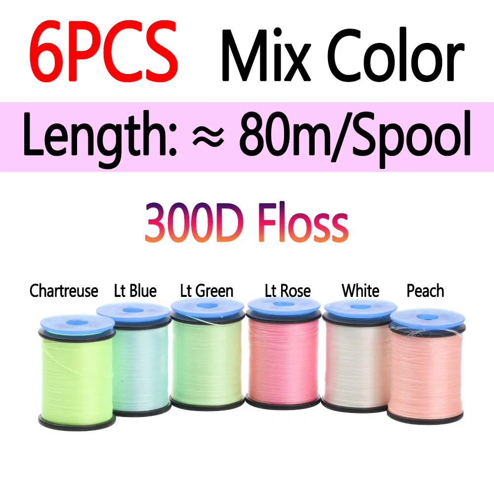 6pcs Mix Color