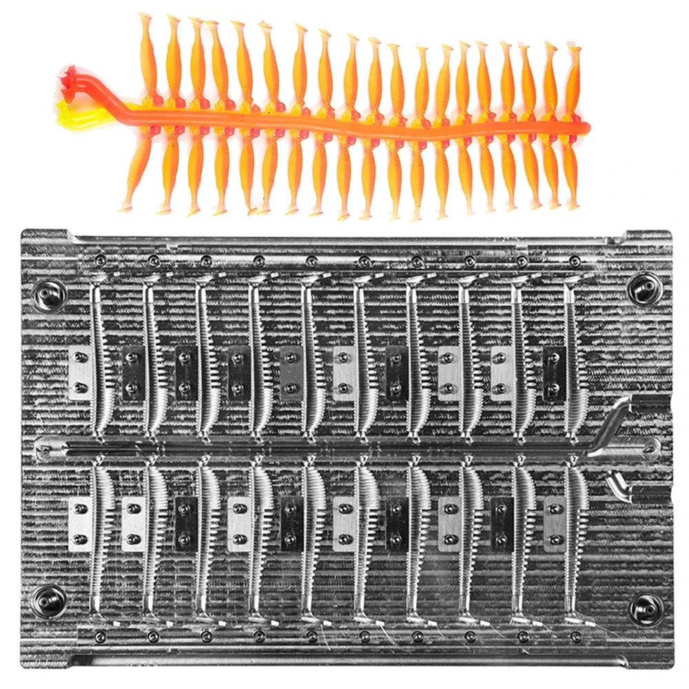 Moldes inyección silicona para señuelos pesca – Aluminio y acero CNC - imagen 4