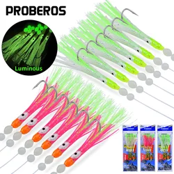 Anzuelos Proberos luminosos para calamar con señuelos Marathon