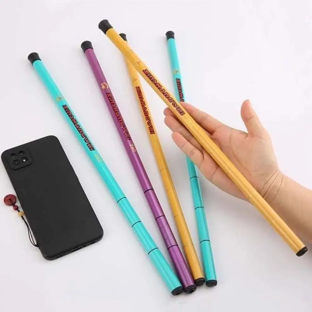 Caña de pescar telescópica de 1,8 m-4,5 m de longitud, alimentador de carpa para estanque de río, Mini caña de pescar ultraligera corta, caña de mano para corriente de lago - imagen 5