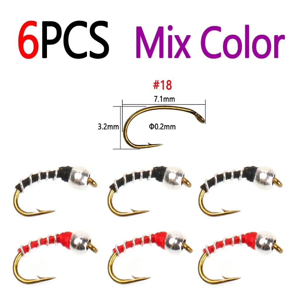 6pcs Mix Color