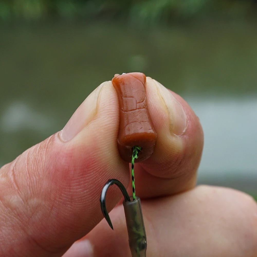 Hirisi 30 Uds cebo suave de silicona flotante agua carpa Señuelos de pesca cebos de goma Artificial accesorios de pesca MA103 - imagen 5