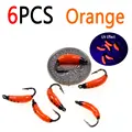 6pcs Orange