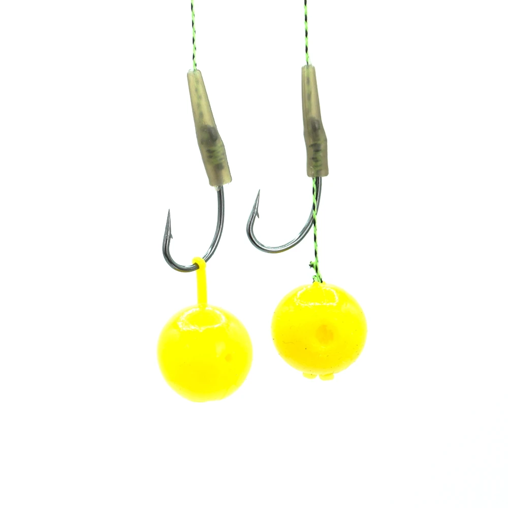 Hirisi, 8 Uds., cebo de bola flotante, sabor a maíz, cuentas de flotador de pesca, cebo suave Artificial de silicona, flotadores de goma, cuentas de bolas MA102 - imagen 2