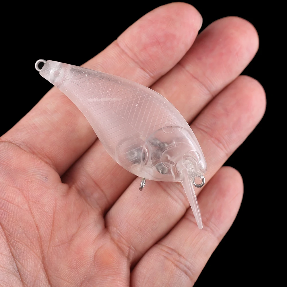 Chan'sHuang-Cebo en blanco 20 piezas sin pintar, señuelo de pesca Artificial hecho a mano, 7cm, 7,9g - imagen 4