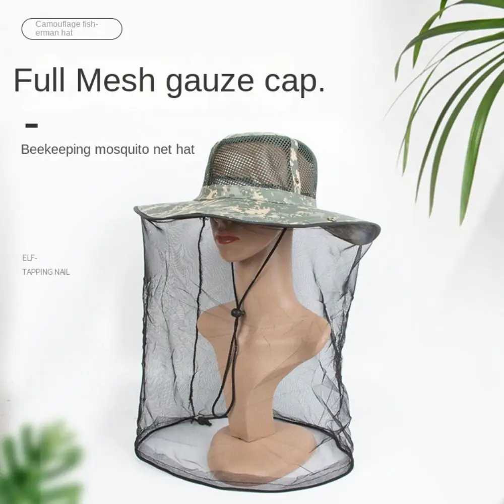Protéjase de los riesgos de apicultura y mosquitos con este sombrero de malla duradero