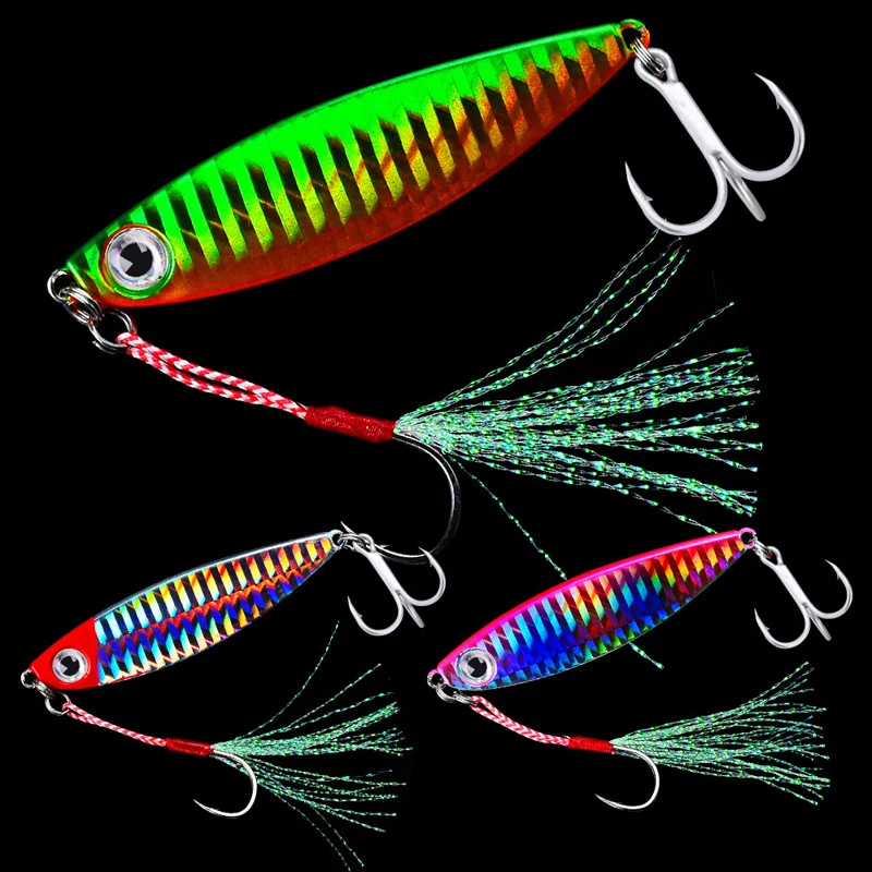 Señuelo de Metal fundido para Pesca, cebo Artificial de 7/10/15/20/30g para Pesca de lubina, aparejos SwimBait - imagen 4