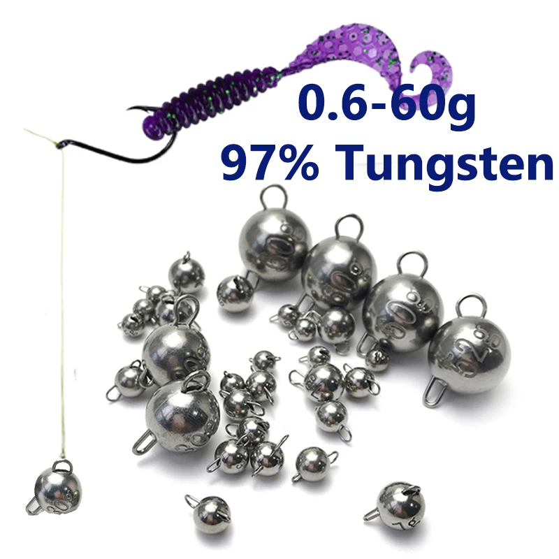 Cheburashka de tungsteno sólido para lubina – ocho liso - imagen 4