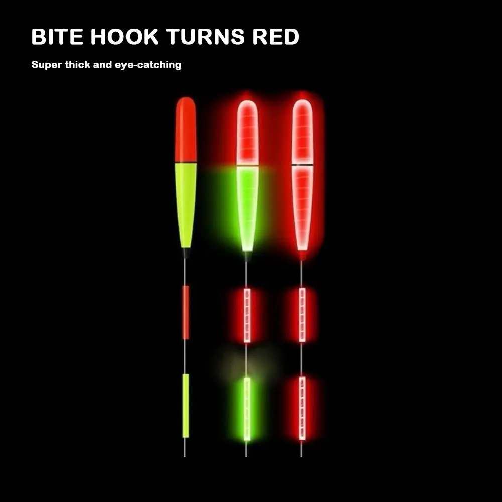 2 uds Super brillante pesca nocturna LED flotador inteligente superior luminoso Ultra sensible flotadores electrónicos boya accesorios de pesca al aire libre - imagen 3