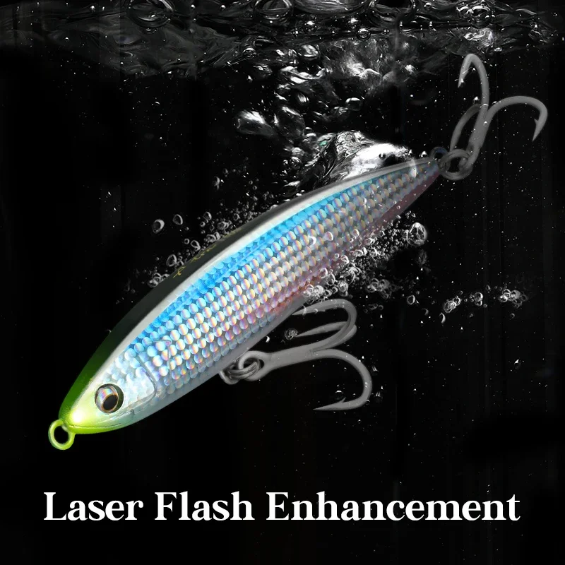 TSURINOYA-señuelos de pesca con lápiz Stickbait que se hunden, 150mm, 75g, ASTRA 150S, Wobbler, cebo duro Artificial para pesca de atún marino GT - imagen 2