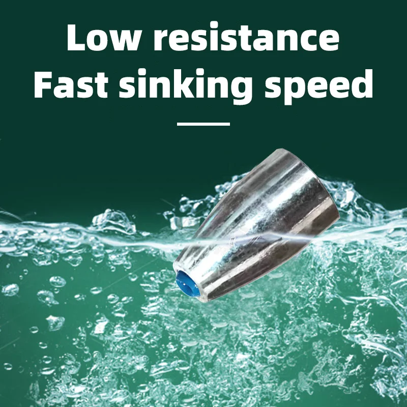 Plomo de bala 3,5G/5G/7G/10G/14G20G, plomo de pesca hueco, plomo de acero de tungsteno, cuentas de barrera de plomo, aparejo de Texas, plomo de aparejo de caída - imagen 2